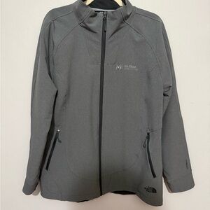 The North Face Windwall Charcoal Zip-Up Jacket Woman XXL